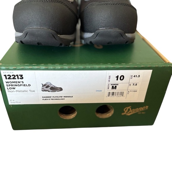 NWT Danner Women's Springfield Low 3" Gray/Blue Composite Toe (NMT)- Size 10 - Picture 2 of 8